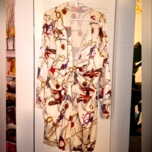 Chic Chain Print Dress